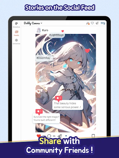 Dobby Canvas डाउनलोड करें – सर्वश्रेष्ठ AI इमेज जनरेटर ऐप - Screenshot 20
