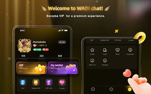 Wadi Chat डाउनलोड करें – रीयल-टाइम वॉइस चैट रूम और नए दोस्त बनाएं - Screenshot 8