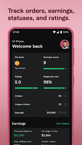 Fiverr ऐप डाउनलोड करें – फ्रीलांसिंग और ऑनलाइन काम पाएं - Screenshot 8