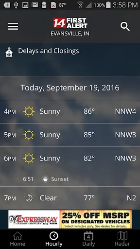 14FirstAlert Weather TriState डाउनलोड करें – सटीक मौसम अपडेट - Screenshot 2