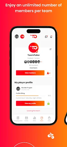 TeamPulse डाउनलोड करें – स्पोर्ट्स टीम और क्लब मैनेजमेंट ऐप - Screenshot 6