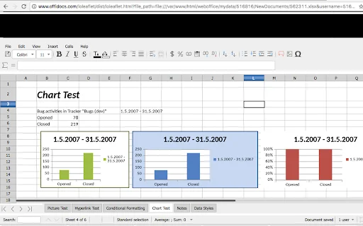 XLS Editor डाउनलोड करें – ब्राउज़र में एक्सेल फाइलें संपादित करें - Screenshot 1