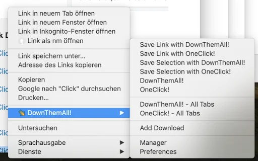 DownThemAll! डाउनलोड करें – ब्राउज़र के लिए सबसे तेज़ बल्क डाउनलोडर - Screenshot 5