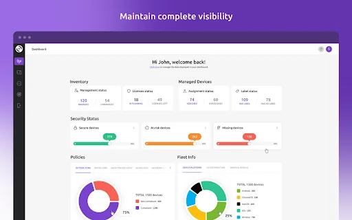 Senturo for Enterprise डाउनलोड करें – मोबाइल IT सुरक्षा के लिए सर्वश्रेष्ठ टूल - Screenshot 1