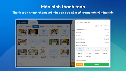 KiotViet Máy POS डाउनलोड करें – रेस्टोरेंट के लिए बेस्ट सेल्स मैनेजर - Screenshot 9