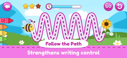 UpTown Tracing for Kids डाउनलोड करें – बच्चों के लिए लेखन सीखें - Screenshot 4