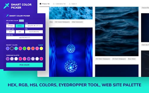 Smart Color Picker डाउनलोड करें – वेब डिज़ाइन के लिए सर्वश्रेष्ठ टूल - Screenshot 2