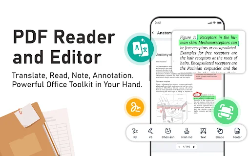 PDF Reader – Translate & Edit डाउनलोड करें – 110+ भाषाओं में अनुवाद - Screenshot 11