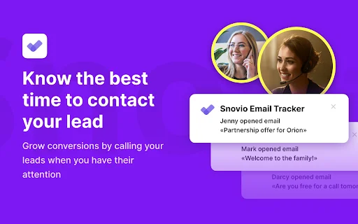 Unlimited Email Tracker by Snov.io डाउनलोड करें – Gmail के लिए सर्वश्रेष्ठ ईमेल ट्रैकर - Screenshot 3