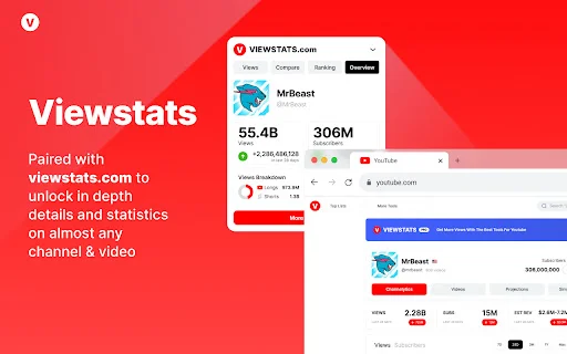 Viewstats डाउनलोड करें – YouTube एनालिटिक्स और वीडियो इनसाइट्स - Screenshot 4