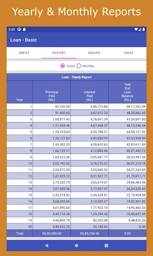 Financial Calculator India Pro डाउनलोड करें – भारतीय वित्तीय गणनाएँ - Screenshot 12