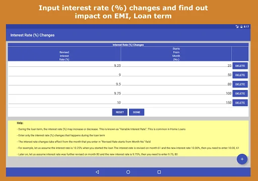 Financial Calculator India Pro डाउनलोड करें – भारतीय वित्तीय गणनाएँ - Screenshot 19