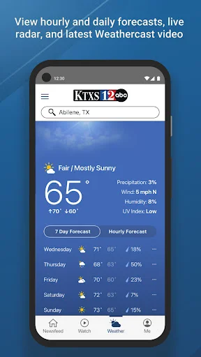 KTXS News Abilene डाउनलोड करें – स्थानीय समाचार और मौसम अपडेट - Screenshot 3