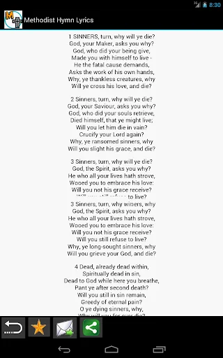 Methodist Hymn Lyrics डाउनलोड करें – सभी भजन एक ही ऐप में - Screenshot 8