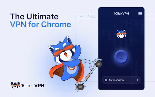 Chrome के लिए 1ClickVPN डाउनलोड करें – मुफ्त और सुरक्षित VPN - Screenshot 1