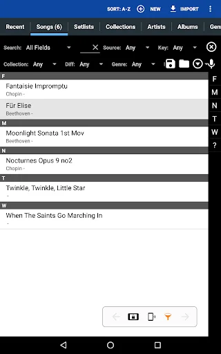 MobileSheets डाउनलोड करें – संगीतकारों के लिए बेहतरीन शीट म्यूजिक व्यूअर - Screenshot 1