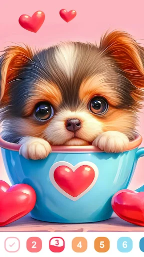 Love Color – Paint By Number डाउनलोड करें | रिलैक्सिंग कलरिंग गेम - Screenshot 3