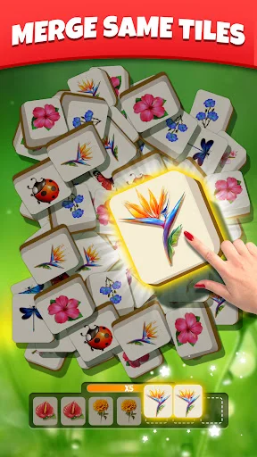 Blossom Match डाउनलोड करें – सबसे बेहतरीन रिलैक्सिंग पज़ल गेम - Screenshot 1