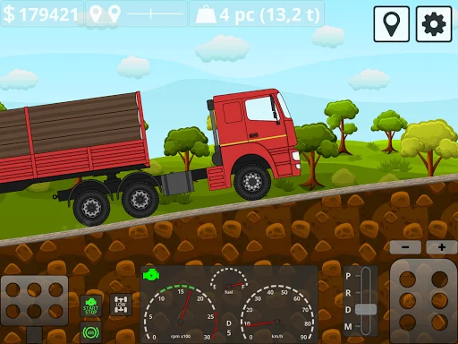 Mini Trucker APK डाउनलोड करें – बेहतरीन 2D ट्रक सिम्युलेटर गेम - Screenshot 24