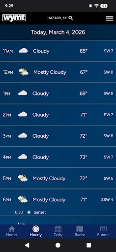 WYMT First Alert Weather डाउनलोड करें – सटीक मौसम अपडेट और रडार - Screenshot 2