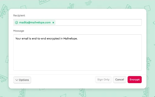 Mailvelope डाउनलोड करें – Gmail और Outlook के लिए सुरक्षित PGP एन्क्रिप्शन - Screenshot 2