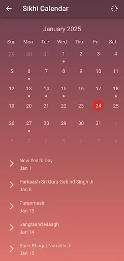 MySikhi: Nitnem Gutka Calendar डाउनलोड करें – सर्वश्रेष्ठ गुरबानी ऐप - Screenshot 6