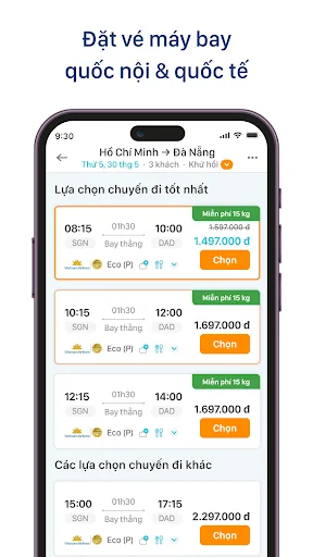 iVIVU.com ऐप डाउनलोड करें – सर्वश्रेष्ठ होटल, उड़ान और यात्रा सौदे - Screenshot 3