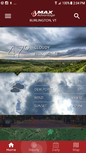 WCAX WEATHER डाउनलोड करें – सटीक स्थानीय मौसम पूर्वानुमान - Screenshot 1