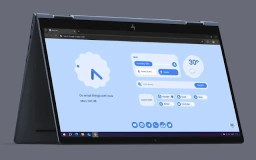 MYNT: Material You New Tab डाउनलोड करें – स्टाइलिश और कस्टमाइज़ेबल होमपेज - Screenshot 2