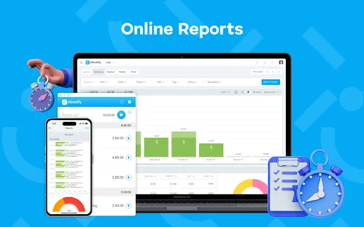 Clockify Time Tracker डाउनलोड करें – वेब पर समय ट्रैक करें - Screenshot 5