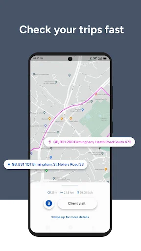 ABAX Driver ऐप डाउनलोड करें – बिज़नेस ट्रिप और माइलेज ट्रैकिंग - Screenshot 2