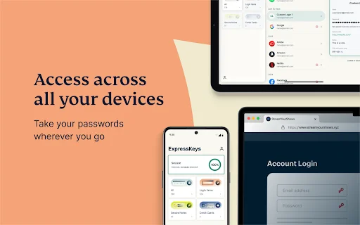 ExpressKeys पासवर्ड मैनेजर डाउनलोड करें – सुरक्षित और तेज़ ऑटोफिल - Screenshot 4